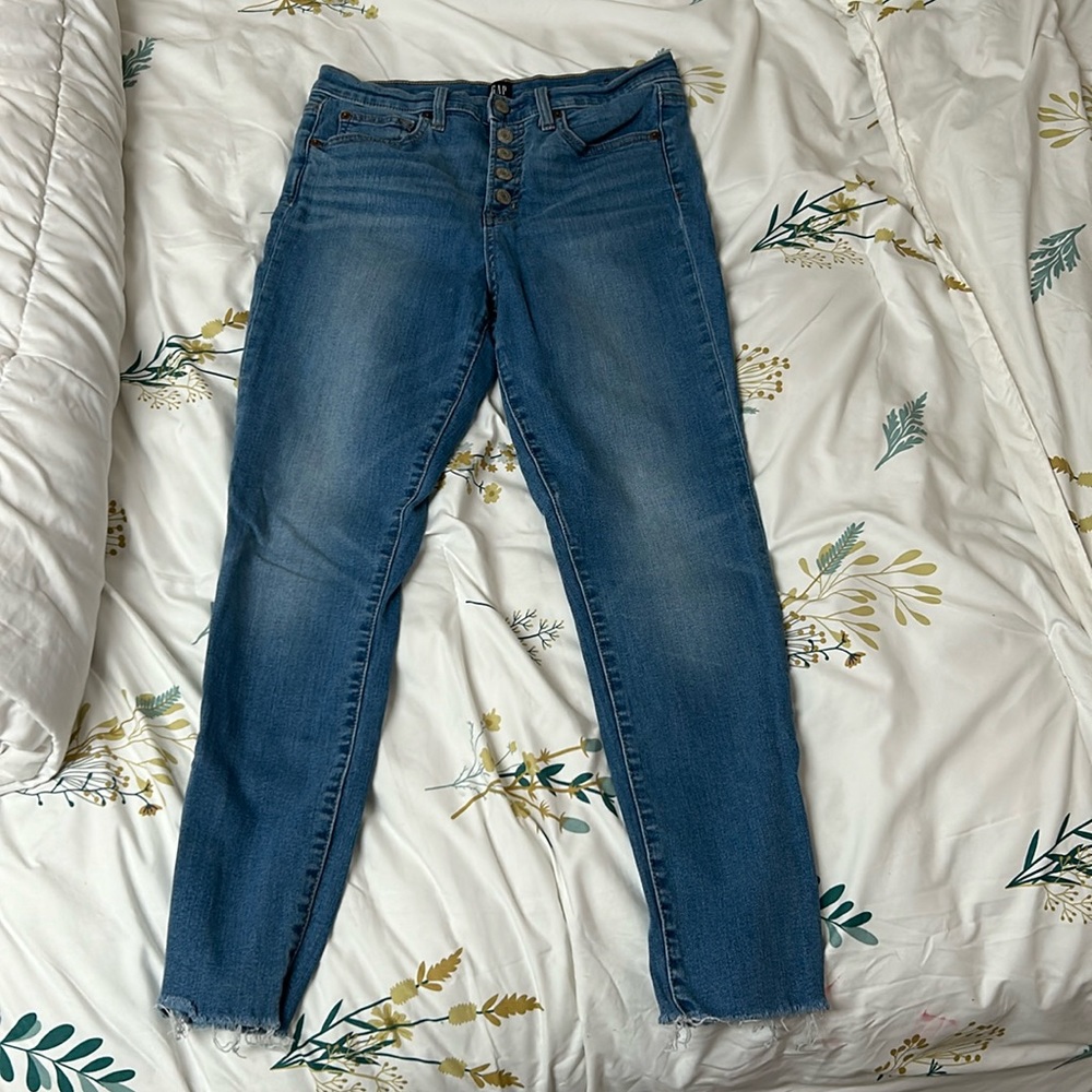 GAP size 29 high rise true skinny jeans